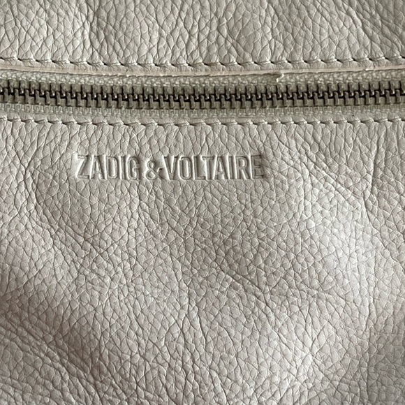 Zadig & Voltaire White Clutch with Silver Chain - Picture 7 of 10